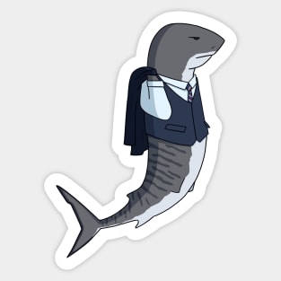 Sharp Tiger Shark Sticker